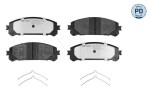 Piduriklotsi komplekt,  ketaspidur MEYLE-PD: Advanced performance and design. 025 244 5218/PD
