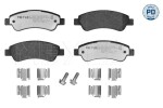 Piduriklotsi komplekt,  ketaspidur MEYLE-PD: Advanced performance and design. 025 244 6519/PD