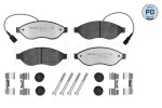 Piduriklotsi komplekt,  ketaspidur MEYLE-PD: Advanced performance and design. 025 244 6819-1/PD