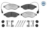 Piduriklotsi komplekt,  ketaspidur MEYLE-PD: Advanced performance and design. 025 244 6819-2/PD