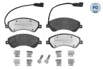 Piduriklotsi komplekt,  ketaspidur MEYLE-PD: Advanced performance and design. 025 244 8518/PD