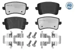 Piduriklotsi komplekt,  ketaspidur MEYLE-PD: Advanced performance and design. 025 246 0617-1/PD