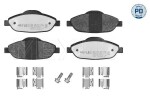 Piduriklotsi komplekt,  ketaspidur MEYLE-PD: Advanced performance and design. 025 246 6017/PD