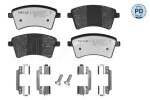 Piduriklotsi komplekt,  ketaspidur MEYLE-PD: Advanced performance and design. 025 246 9318/PD