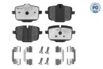Piduriklotsi komplekt,  ketaspidur MEYLE-PD: Advanced performance and design. 025 247 0318/PD