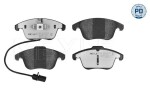 Piduriklotsi komplekt,  ketaspidur MEYLE-PD: Advanced performance and design. 025 247 0520/PD