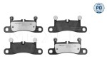 Piduriklotsi komplekt,  ketaspidur MEYLE-PD: Advanced performance and design. 025 247 2116/PD