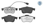 Piduriklotsi komplekt,  ketaspidur MEYLE-PD: Advanced performance and design. 025 247 2720/PD