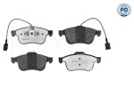Piduriklotsi komplekt,  ketaspidur MEYLE-PD: Advanced performance and design. 025 247 2920/PD