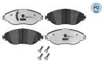 Piduriklotsi komplekt,  ketaspidur MEYLE-PD: Advanced performance and design. 025 247 3821/PD