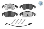 Piduriklotsi komplekt,  ketaspidur MEYLE-PD: Advanced performance and design. 025 247 4319/PD