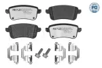 Piduriklotsi komplekt,  ketaspidur MEYLE-PD: Advanced performance and design. 025 248 2015/PD