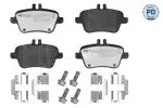 Piduriklotsi komplekt,  ketaspidur MEYLE-PD: Advanced performance and design. 025 248 4818/PD