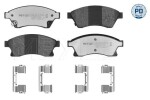 Piduriklotsi komplekt,  ketaspidur MEYLE-PD: Advanced performance and design. 025 250 3118/PD