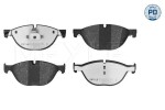 Piduriklotsi komplekt,  ketaspidur MEYLE-PD: Advanced performance and design. 025 250 4519/PD