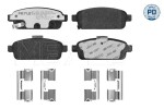 Piduriklotsi komplekt, ketaspidur MEYLE-PD: Advanced performance and design. 025 250 9616/PD