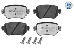 Piduriklotsi komplekt,  ketaspidur MEYLE-PD: Advanced performance and design. 025 251 0917/PD