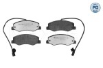 Piduriklotsi komplekt,  ketaspidur MEYLE-PD: Advanced performance and design. 025 251 7218/PD