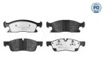 Piduriklotsi komplekt,  ketaspidur MEYLE-PD: Advanced performance and design. 025 251 9021/PD