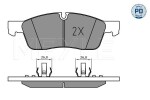 Piduriklotsi komplekt,  ketaspidur MEYLE-PD: Advanced performance and design. 025 251 9219/PD