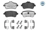 Piduriklotsi komplekt,  ketaspidur MEYLE-PD: Advanced performance and design. 025 252 1518/PD