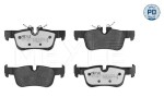Piduriklotsi komplekt,  ketaspidur MEYLE-PD: Advanced performance and design. 025 253 3116/PD