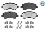 Piduriklotsi komplekt,  ketaspidur MEYLE-PD: Advanced performance and design. 025 256 0418/PD
