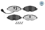 Piduriklotsi komplekt,  ketaspidur MEYLE-PD: Advanced performance and design. 025 256 8320/PD