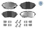 Piduriklotsi komplekt,  ketaspidur MEYLE-PD: Advanced performance and design. 025 256 9819/PD