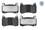 Piduriklotsi komplekt,  ketaspidur MEYLE-PD: Advanced performance and design. 025 261 5216/PD