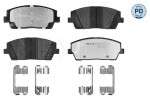Piduriklotsi komplekt,  ketaspidur MEYLE-PD: Advanced performance and design. 025 261 5717/PD