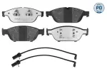 Piduriklotsi komplekt, ketaspidur MEYLE-PD: Advanced performance and design. 025 261 5820/PD