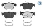 Piduriklotsi komplekt,  ketaspidur MEYLE-PD: Advanced performance and design. 025 262 0616/PD