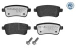 Piduriklotsi komplekt,  ketaspidur MEYLE-PD: Advanced performance and design. 025 262 6317/PD
