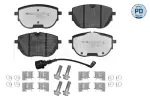 Piduriklotsi komplekt,  ketaspidur MEYLE-PD: Advanced performance and design. 025 262 6818/PD