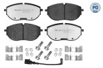 Piduriklotsi komplekt,  ketaspidur MEYLE-PD: Advanced performance and design. 025 262 7020/PD