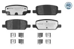 Piduriklotsi komplekt, ketaspidur MEYLE-PD: Advanced performance and design. 025 262 7717/PD