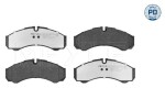 Piduriklotsi komplekt,  ketaspidur MEYLE-PD: Advanced performance and design. 025 291 2120/PD