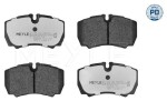 Piduriklotsi komplekt,  ketaspidur MEYLE-PD: Advanced performance and design. 025 291 2320/PD