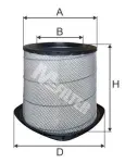 MFILTER  Õhufilter A 511