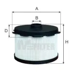 MFILTER Kütusefilter DE 3117