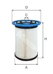 MFILTER  Kütusefilter DE 3138