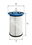 MFILTER  Kütusefilter DE 3141