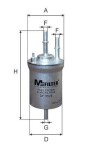 MFILTER Kütusefilter DF 3528