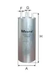 MFILTER  Kütusefilter DF 3546