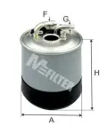 MFILTER Kütusefilter DF 3595