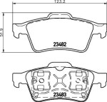 MINTEX  Piduriklotsi komplekt,ketaspidur MDB2281