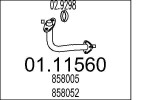 MTS Heitgaasitoru (summutitoru) 01.11560