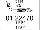MTS Heitgaasitoru (summutitoru) 01.22470