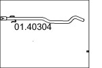 MTS Heitgaasitoru (summutitoru) 01.40304